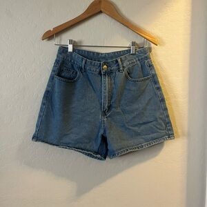 Classic Blue Denim Women's Shorts